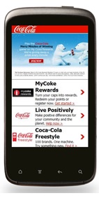 A site optimized for browsing from mobile devices