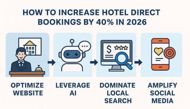 How to increase hotel direct bookings by 40%