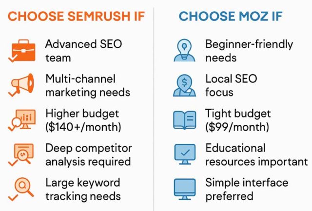 Which SEO Platform Should You Choose - Semrush vs Moz
