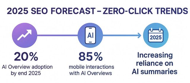 SEO forecast 2025 - Zero-click trends