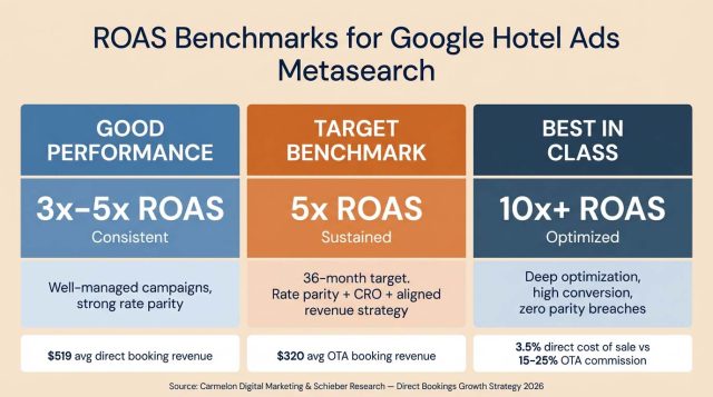 Roas Benchmarks for Google Hotel Ads Metasearch